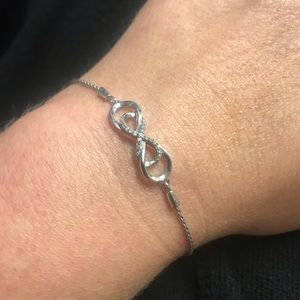 Diamond & Sterling Silver Bracelet